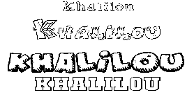 Coloriage Khalilou