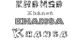 Coloriage Khansa