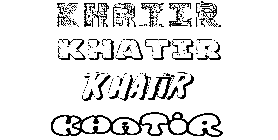 Coloriage Khatir