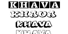 Coloriage Khava