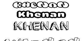 Coloriage Khenan