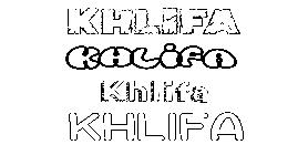 Coloriage Khlifa