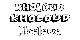 Coloriage Kholoud