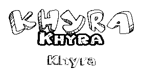 Coloriage Khyra