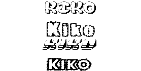 Coloriage Kiko