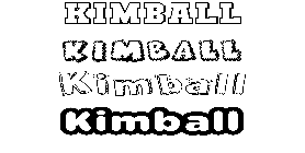 Coloriage Kimball