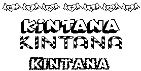 Coloriage Kintana