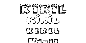 Coloriage Kiril