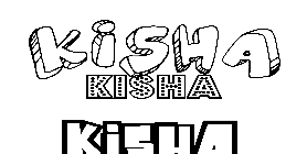 Coloriage Kisha