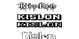 Coloriage Kislon