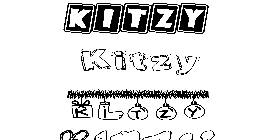 Coloriage Kitzy