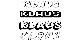 Coloriage Klaus