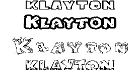 Coloriage Klayton