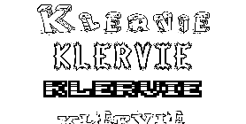 Coloriage Klervie