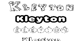 Coloriage Kleyton