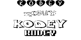 Coloriage Kodey