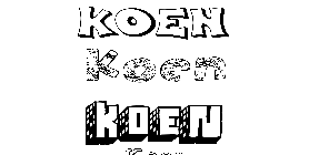 Coloriage Koen