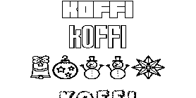 Coloriage Koffi