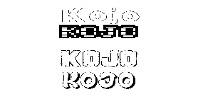 Coloriage Kojo