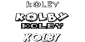 Coloriage Kolby