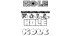 Coloriage Kole