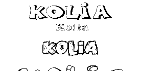 Coloriage Kolia