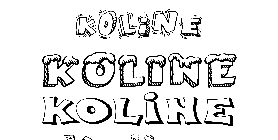 Coloriage Koline