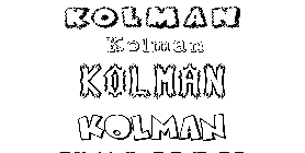 Coloriage Kolman