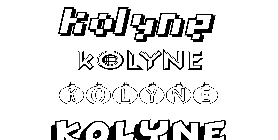 Coloriage Kolyne