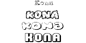 Coloriage Kona