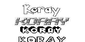 Coloriage Koray
