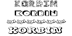 Coloriage Korbin