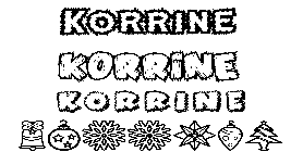Coloriage Korrine