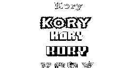 Coloriage Kory