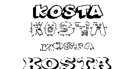 Coloriage Kosta