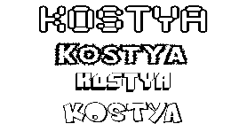 Coloriage Kostya