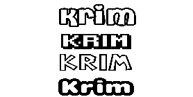 Coloriage Krim