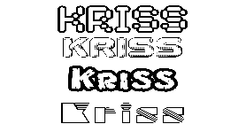 Coloriage Kriss