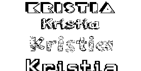 Coloriage Kristia