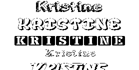 Coloriage Kristine