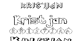 Coloriage Kristjan