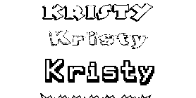Coloriage Kristy