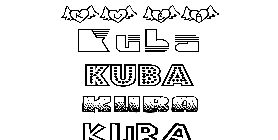 Coloriage Kuba