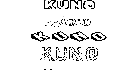 Coloriage Kuno