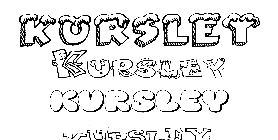 Coloriage Kursley