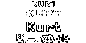 Coloriage Kurt