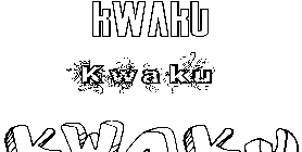 Coloriage Kwaku