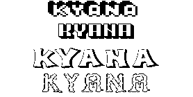 Coloriage Kyana