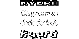 Coloriage Kyera