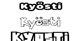 Coloriage Kyösti